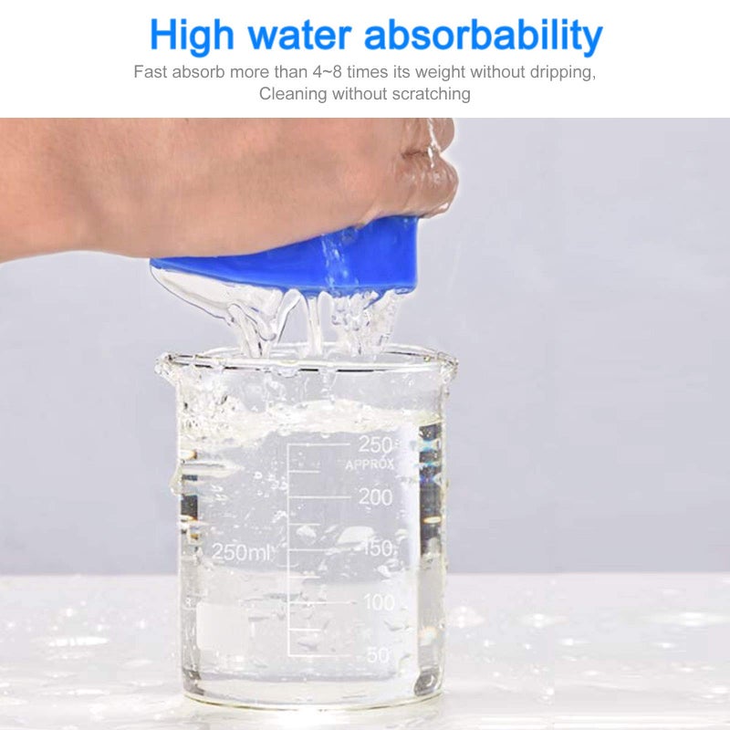 SAUGWUNDER Cleaning Sponge Super Absorbent Water Durable ^~ You Know 17.5Ã—7.5Ã—3.5 cm[6.9 x 3 x 1.38 inches] Use for Household Clean Cars/Boats The dust and Dirt on Furnitures,Bathtubs&etc. (Blue) - Image 5